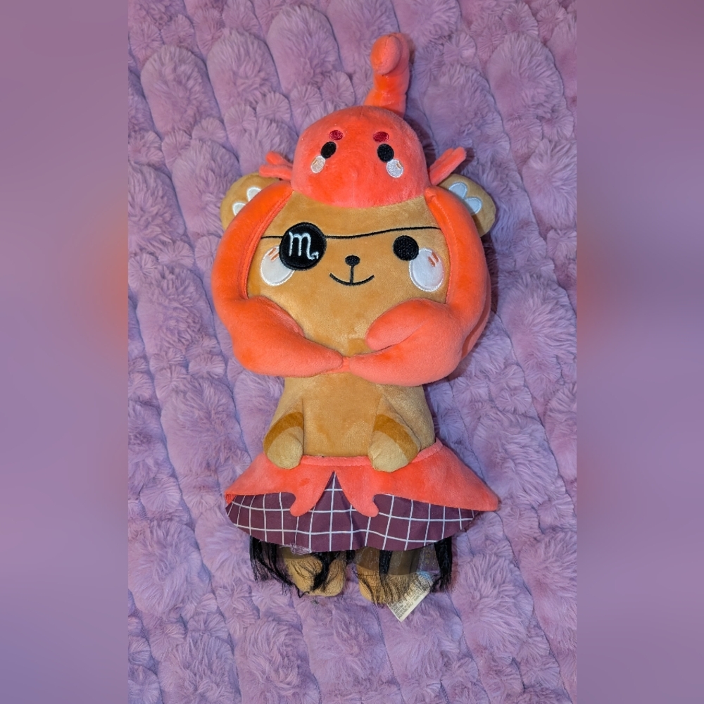 Honeymaru Zodiac Bear Series 14” Scorpio Bear Plush
